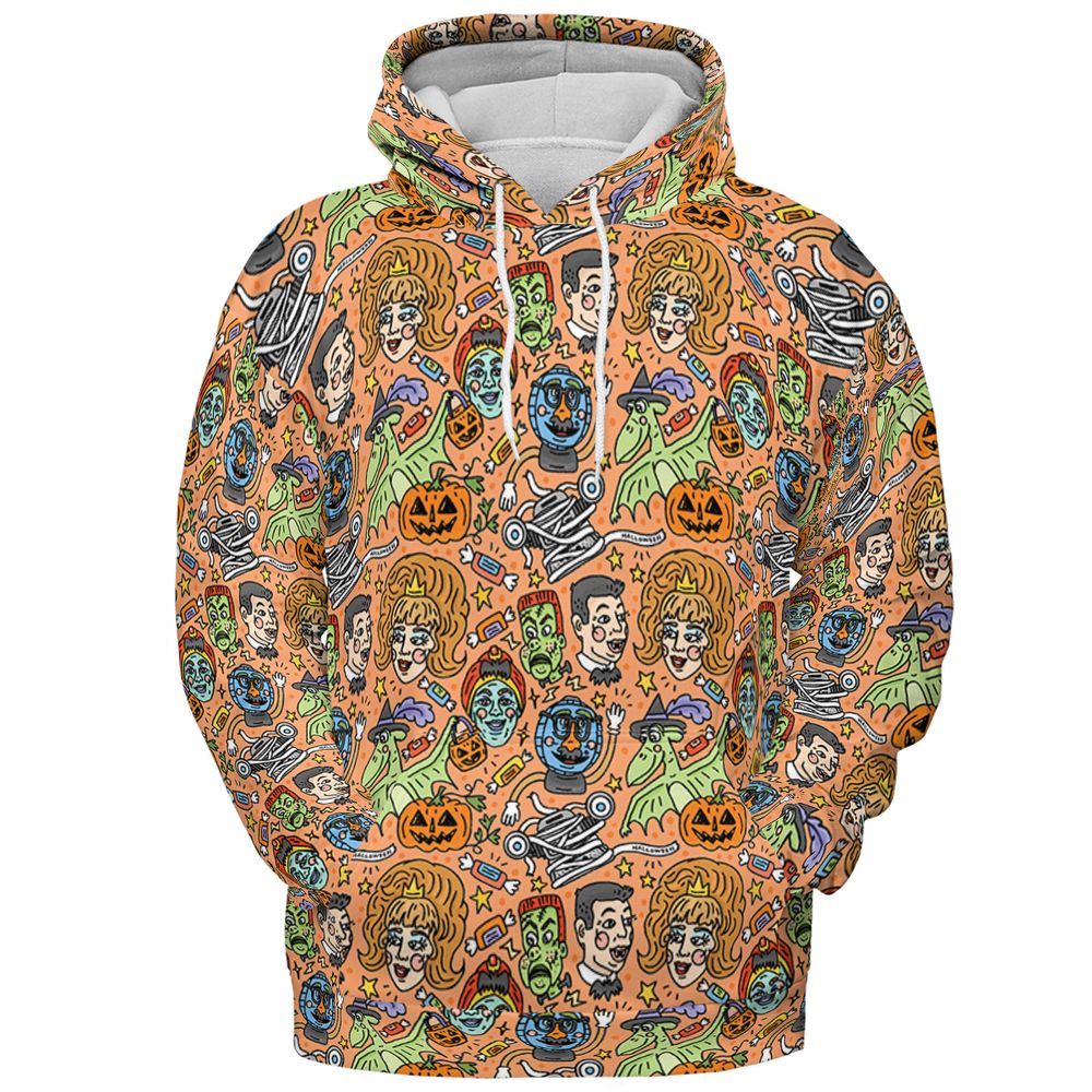 All-over Print Hoodie - EKM85NQ7 -  - 2