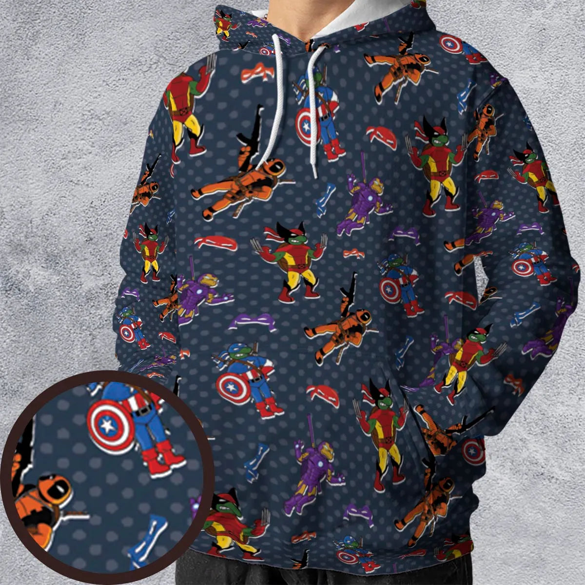 Full Print Hoodie - QCVR5QZ3