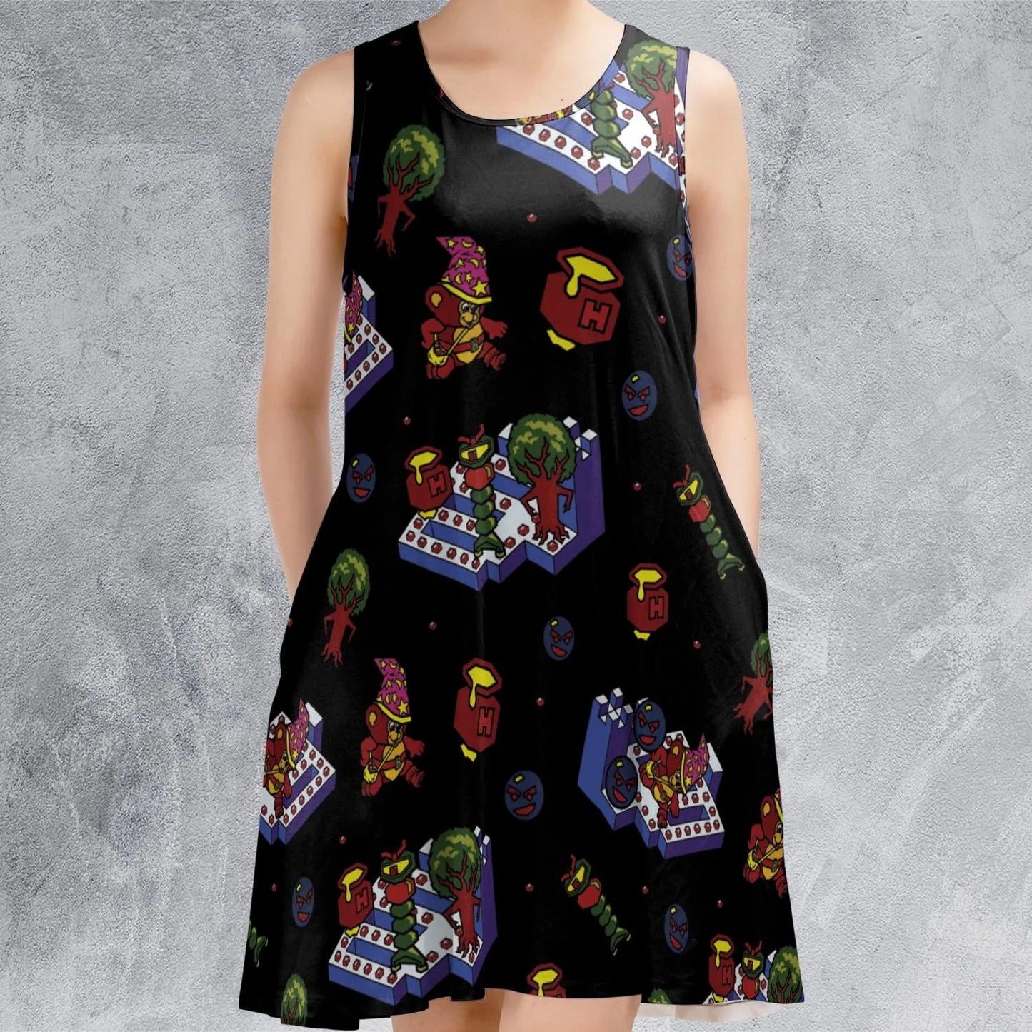 Casual Sleeveless Dress - LMDEE1FE