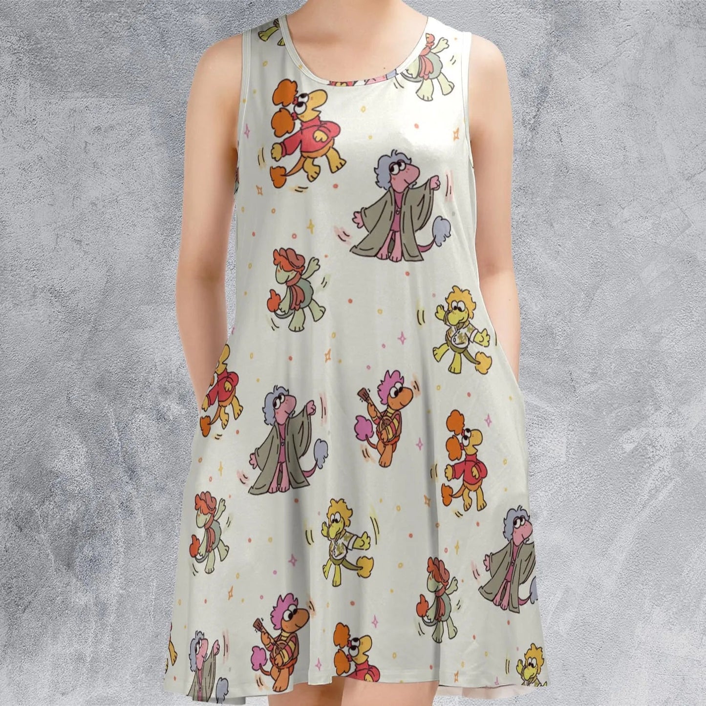 Casual Sleeveless Dress - 4TRZDYH9