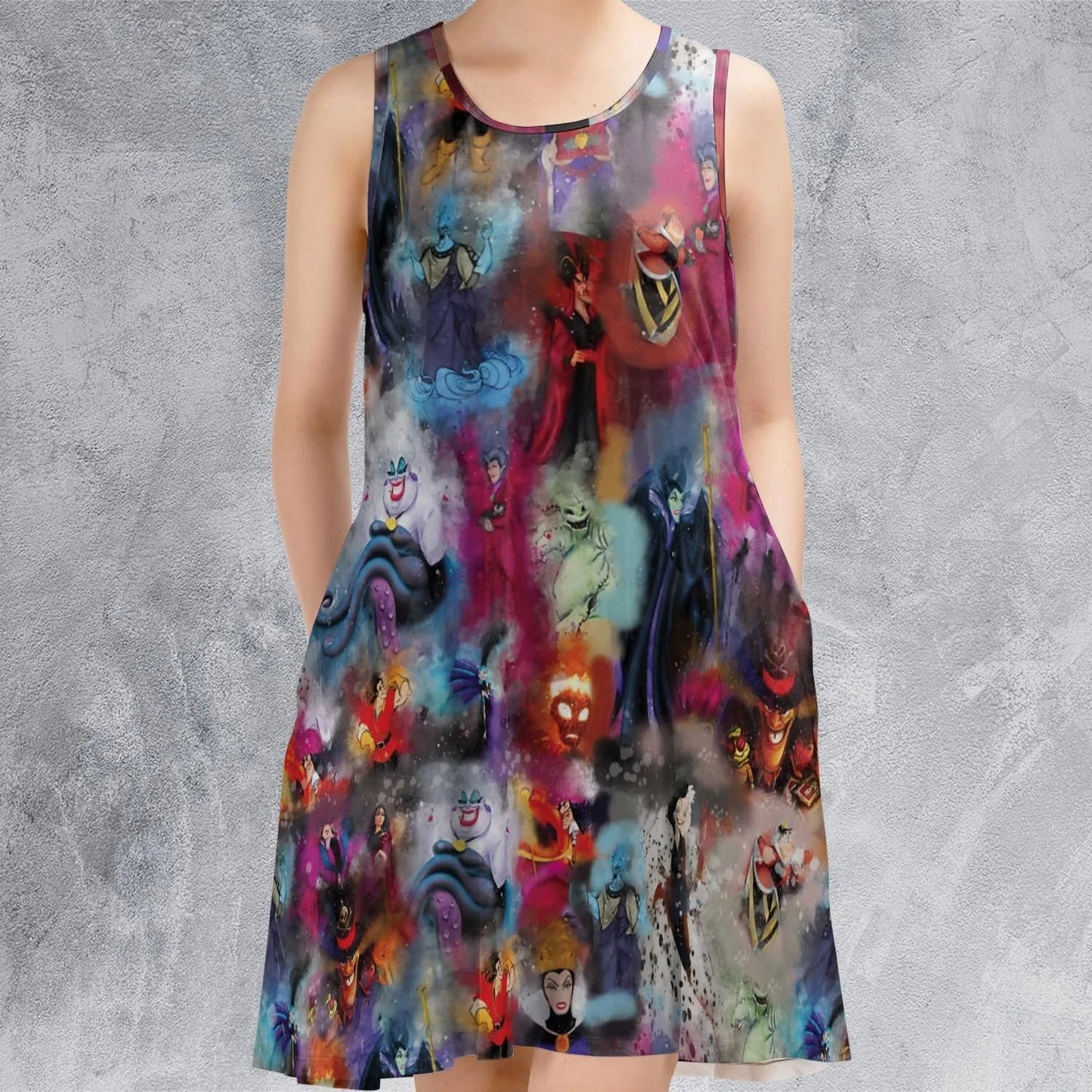 Casual Sleeveless Dress - 22W27EBL