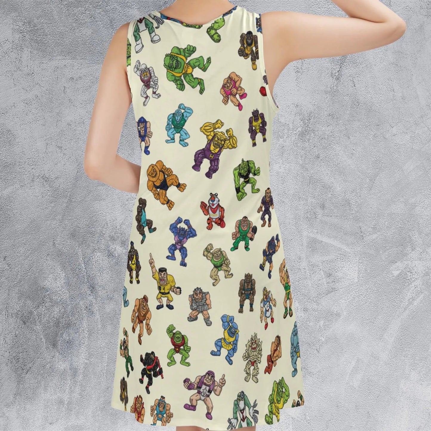 Casual Sleeveless Dress - YTM85LS7