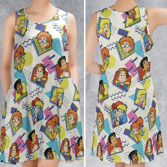 Casual Sleeveless Dress - 3WNGLC2E