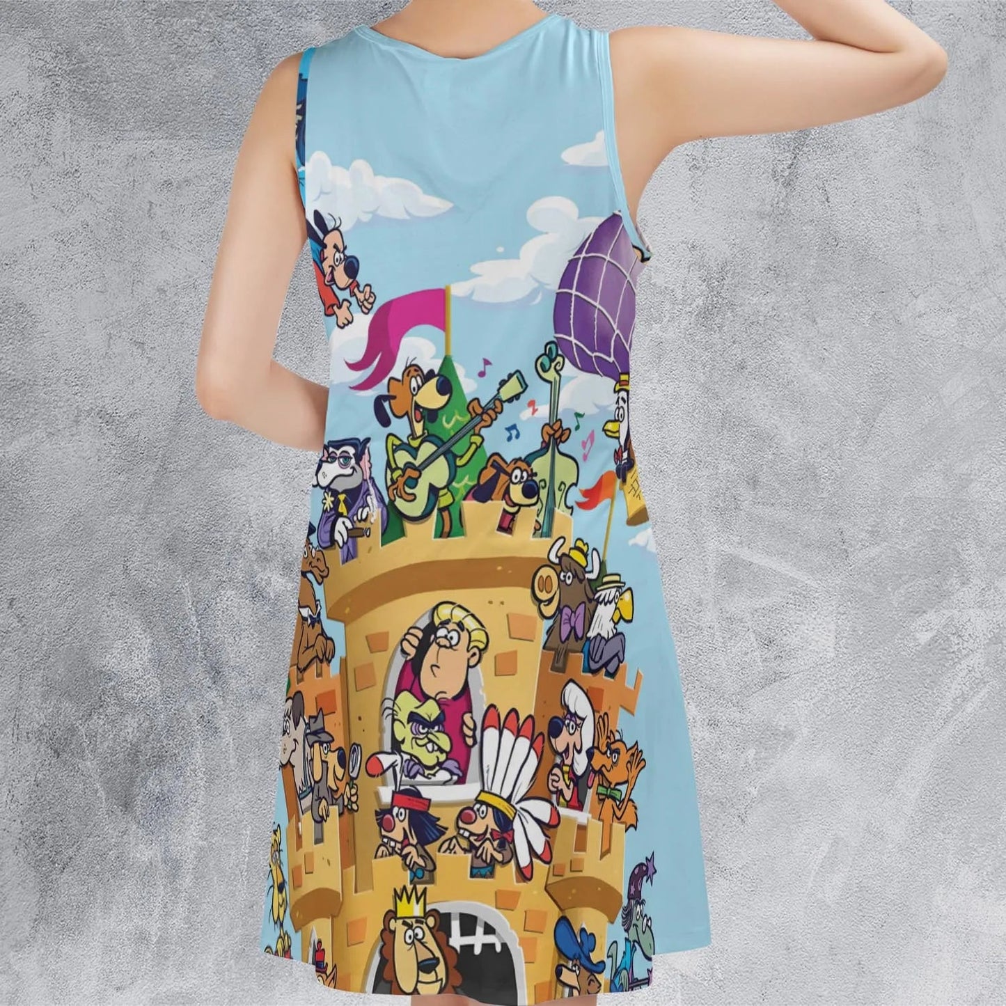Casual Sleeveless Dress - 4X4JHZBJ