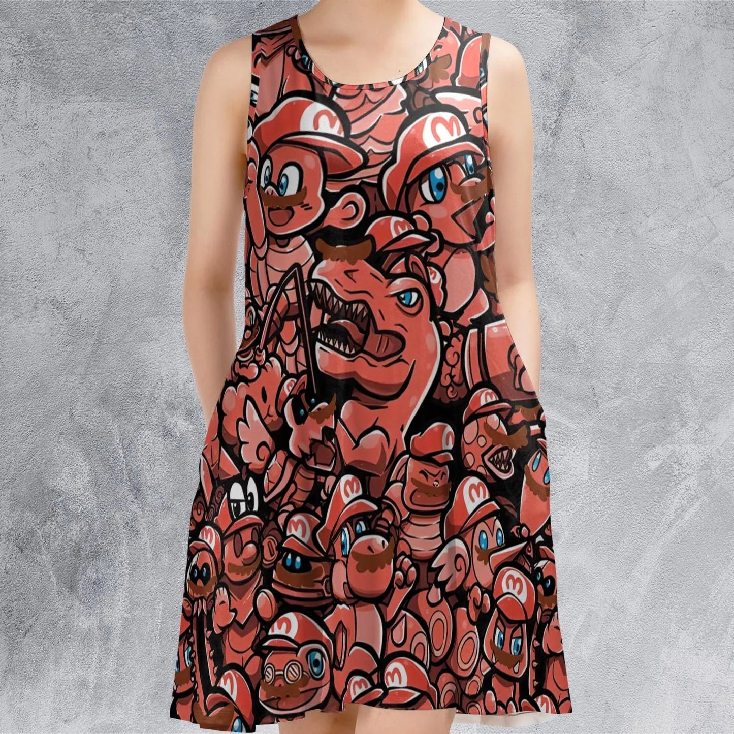 Casual Sleeveless Dress - PGJ5R4HB