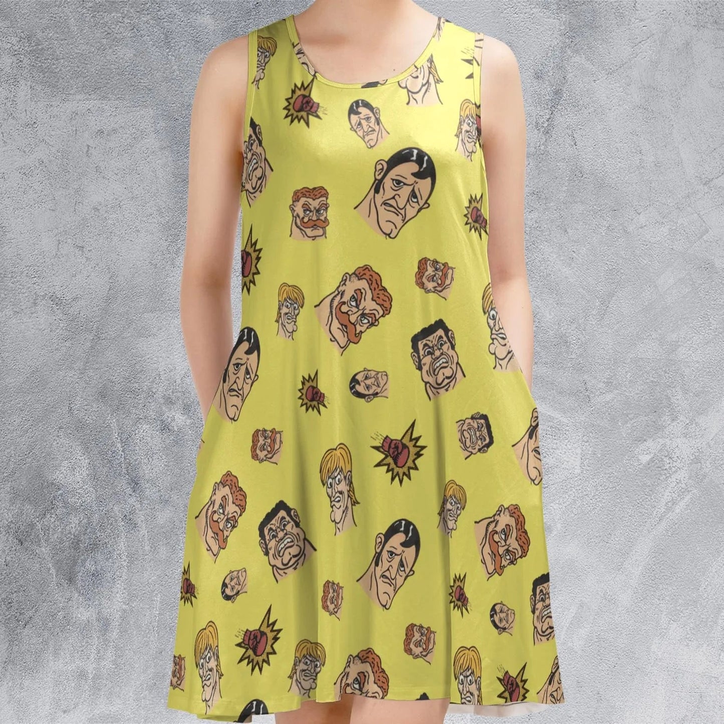 Casual Sleeveless Dress - ABD21KBB