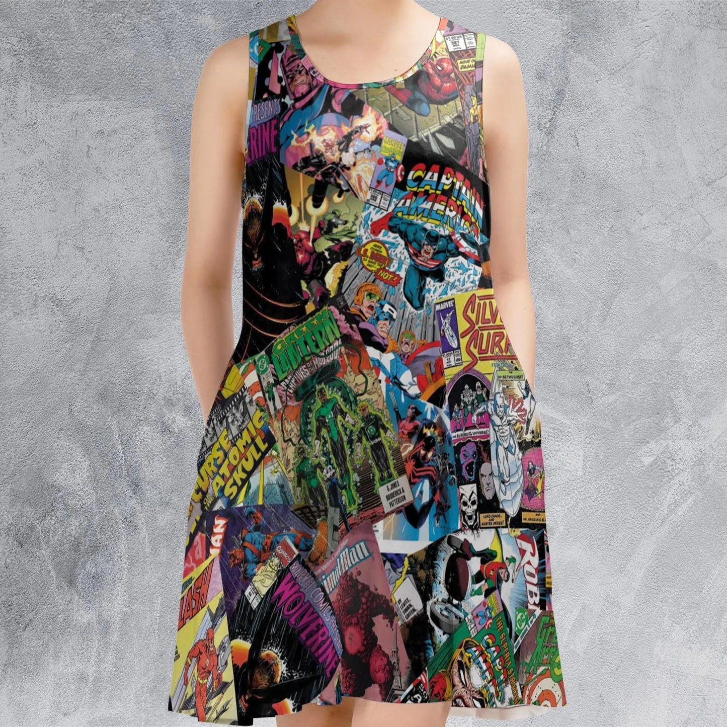 Casual Sleeveless Dress - 4KYMYHND