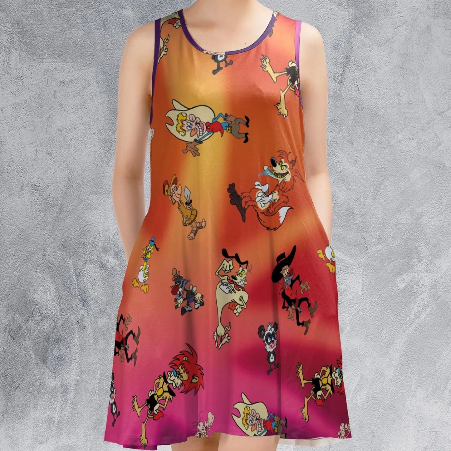Casual Sleeveless Dress - RTW1785U