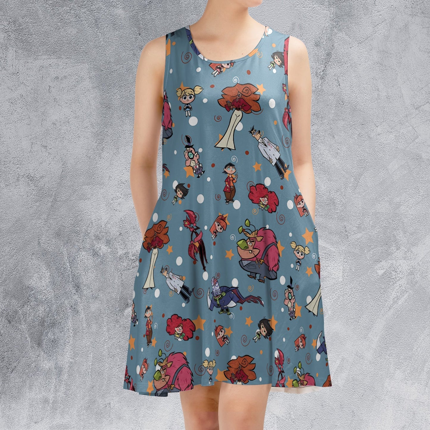 Casual Sleeveless Dress - X4WXKJDM