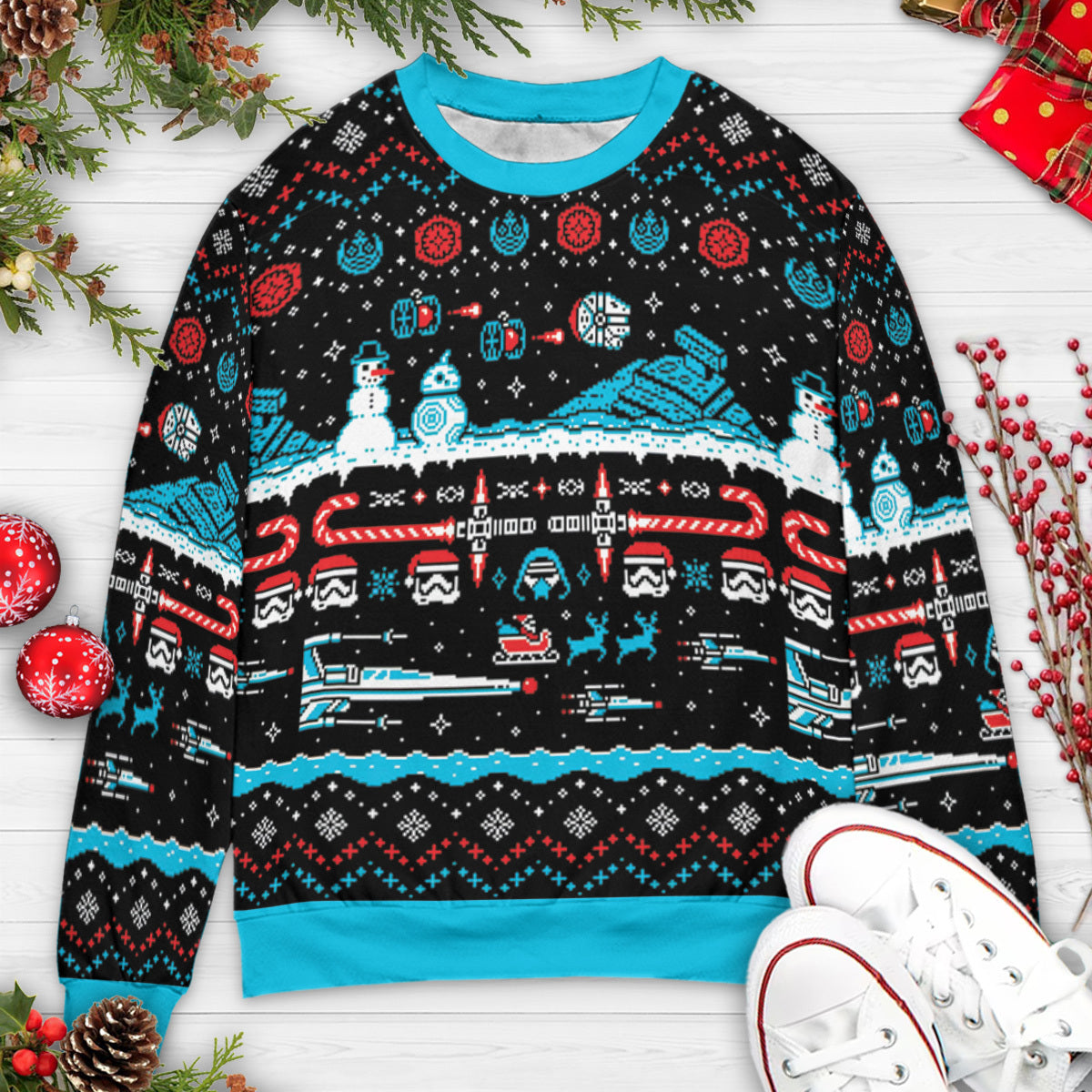 Ugly Christmas Sweatshirt - Q71PM8UN