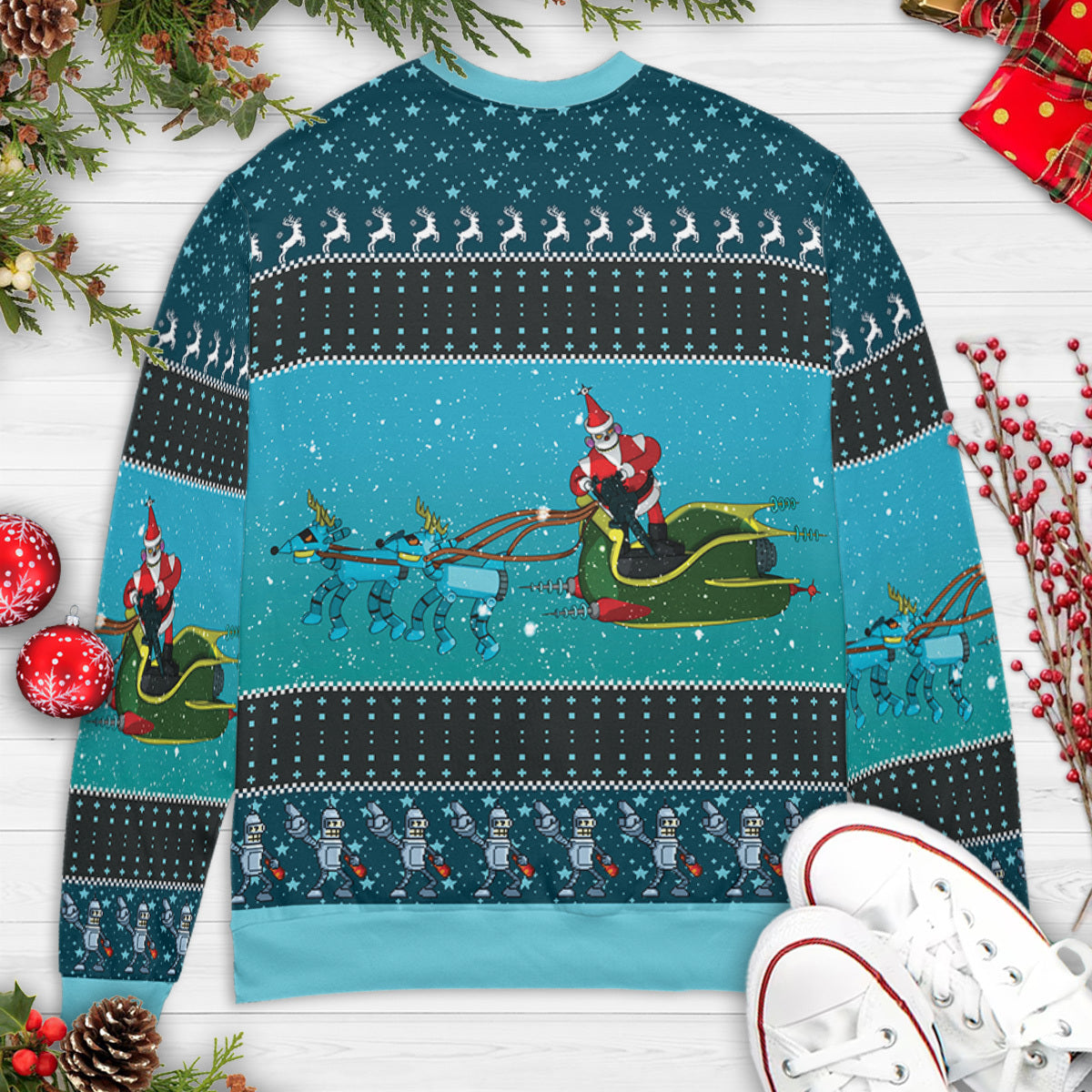 Ugly Christmas Sweatshirt - WM2BYYTJ