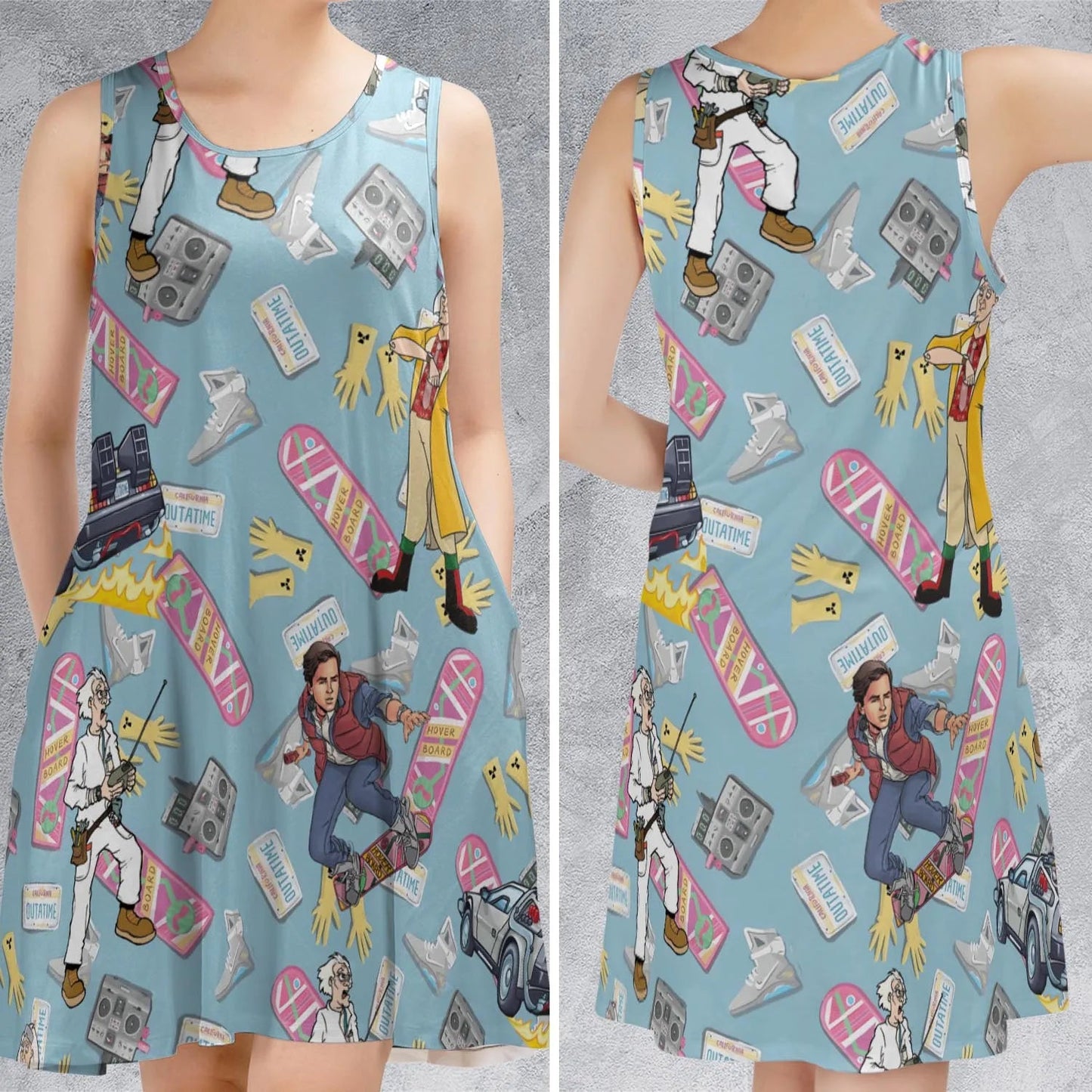 Casual Sleeveless Dress - LC6HFT2T