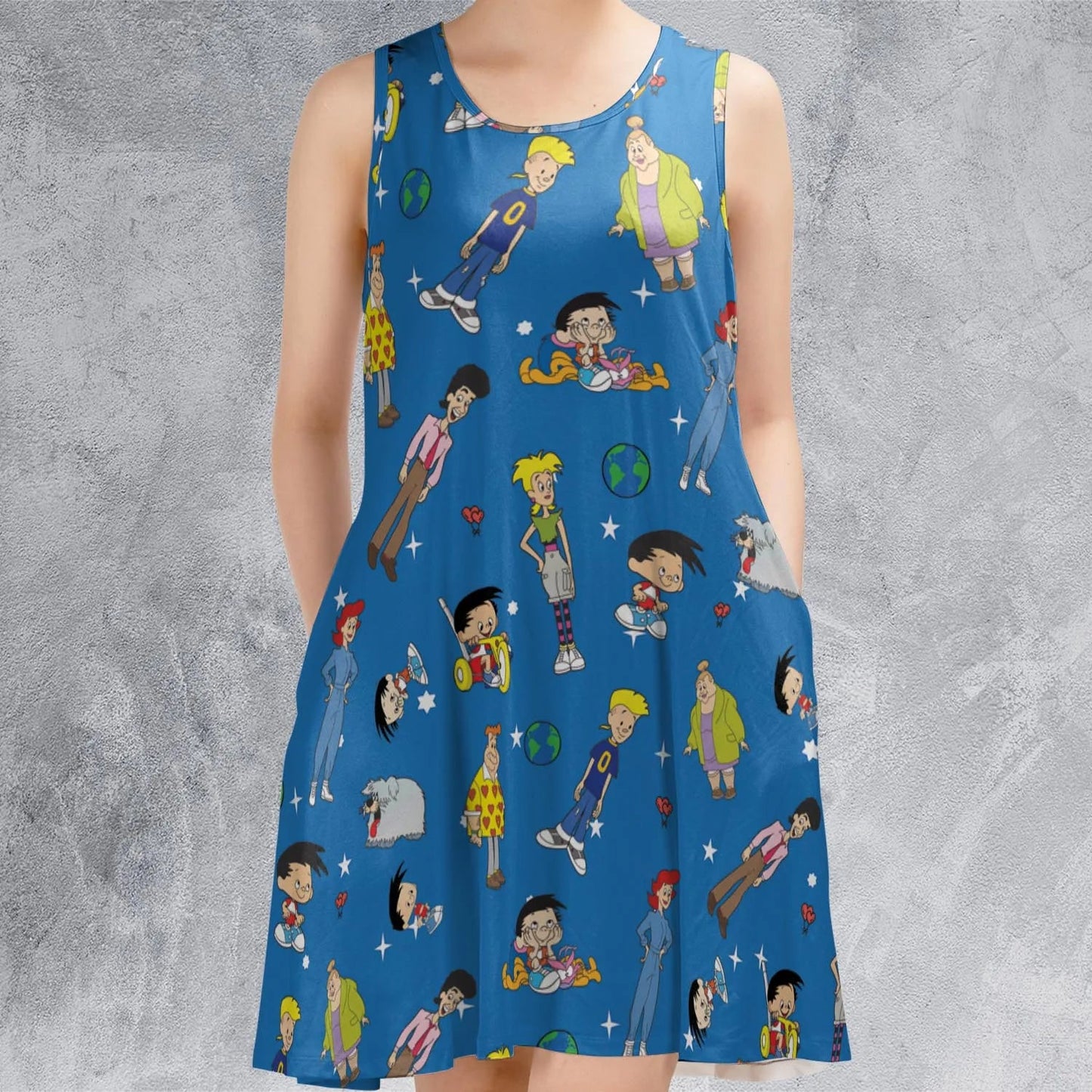 Casual Sleeveless Dress - Z7Z58UAQ