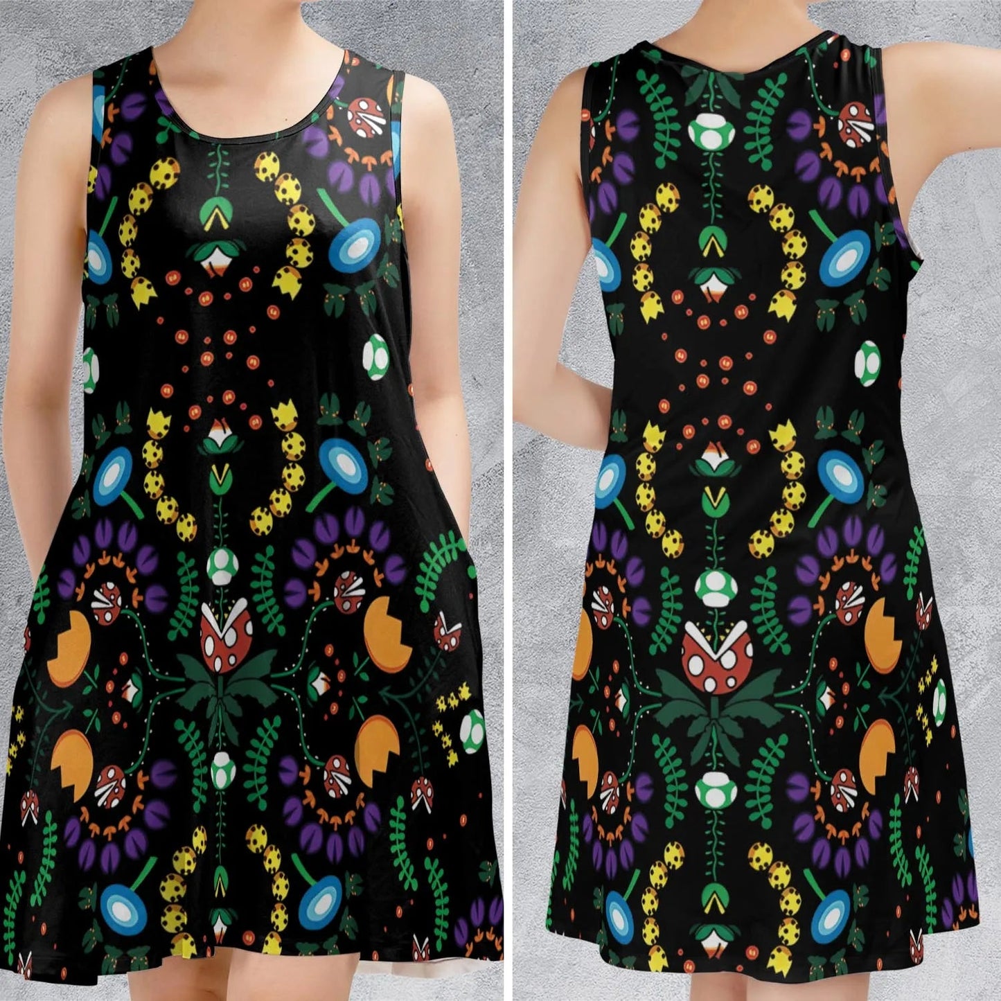 Casual Sleeveless Dress - BGBKPUWB