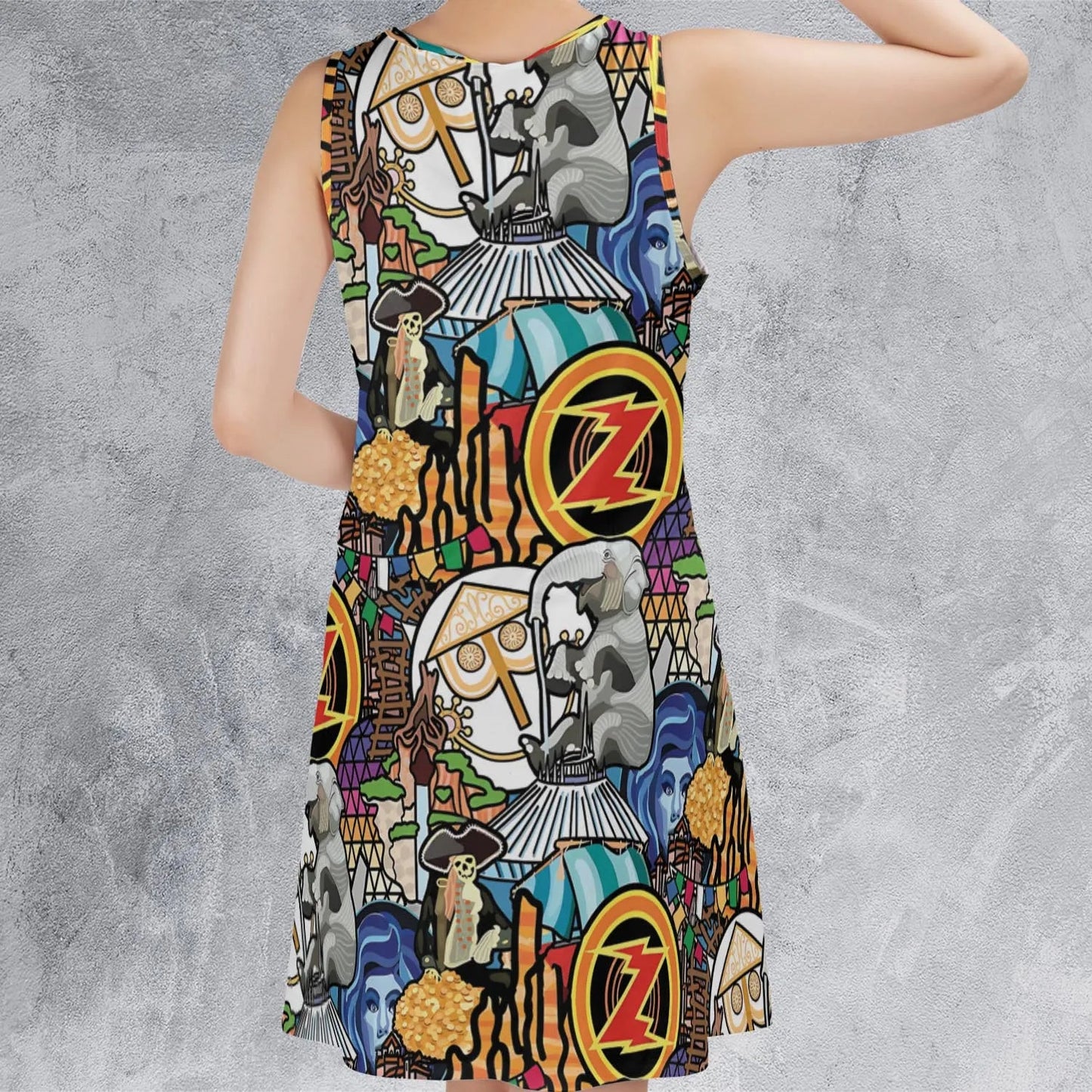 Casual Sleeveless Dress - ATFBRME8