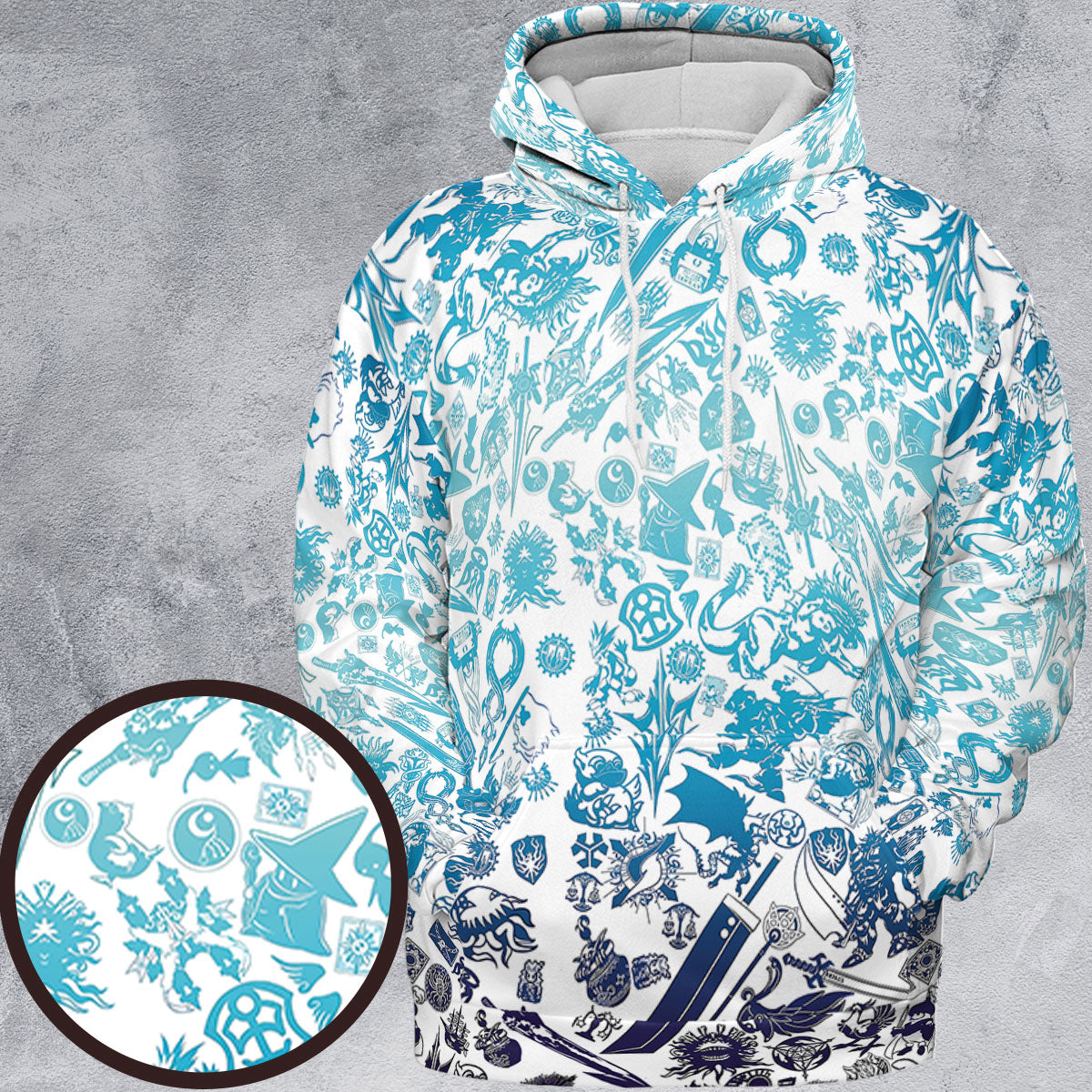 Full Print Hoodie - N1UJM9ZH