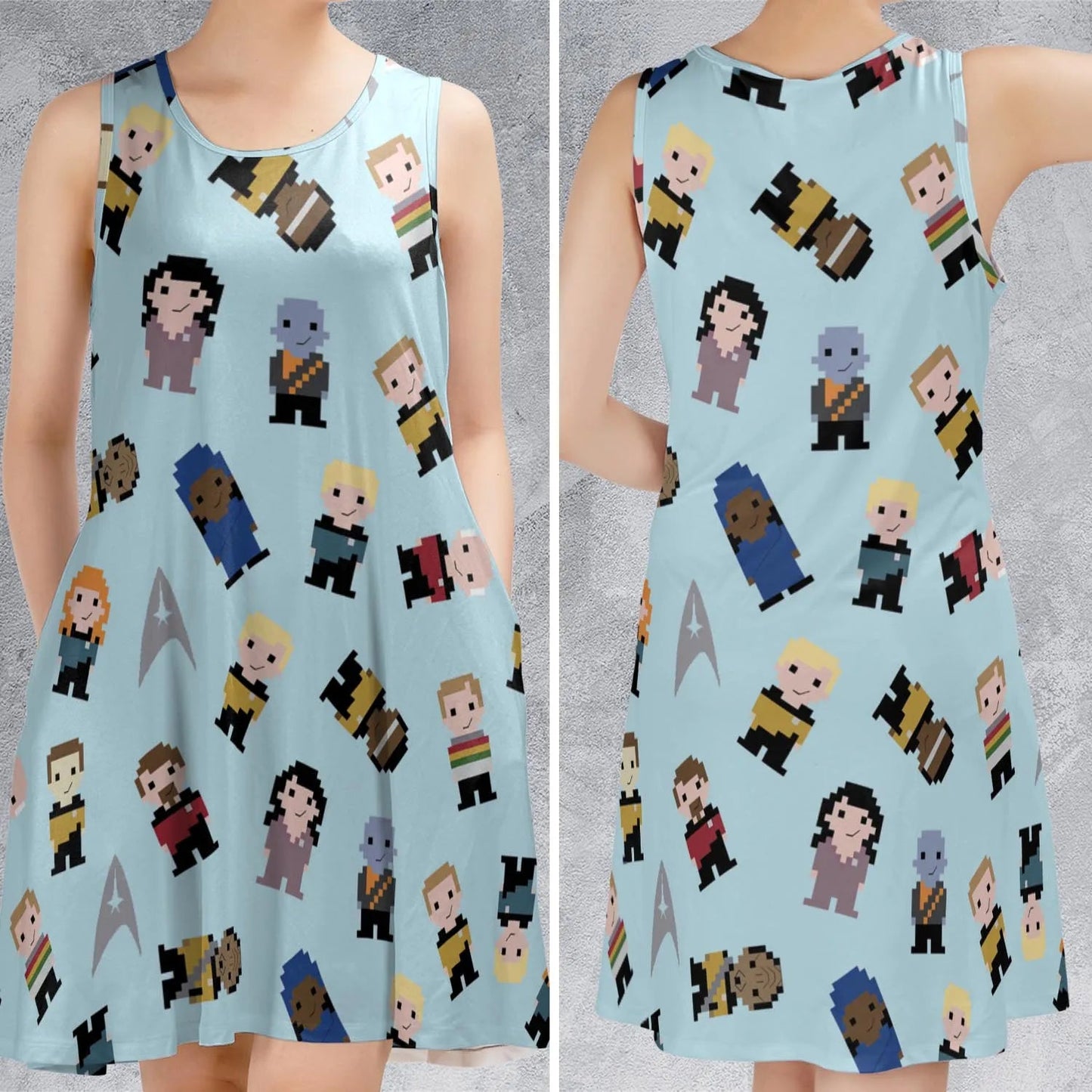 Casual Sleeveless Dress - CMPQ9LTV