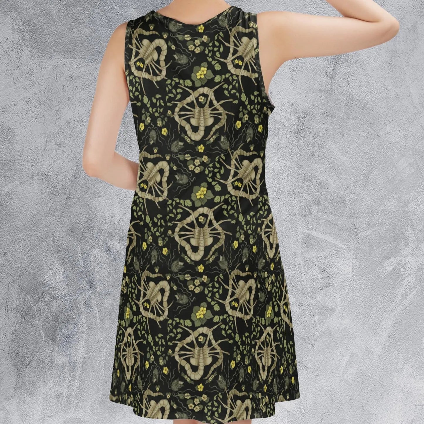 Casual Sleeveless Dress - 81TDJGMT