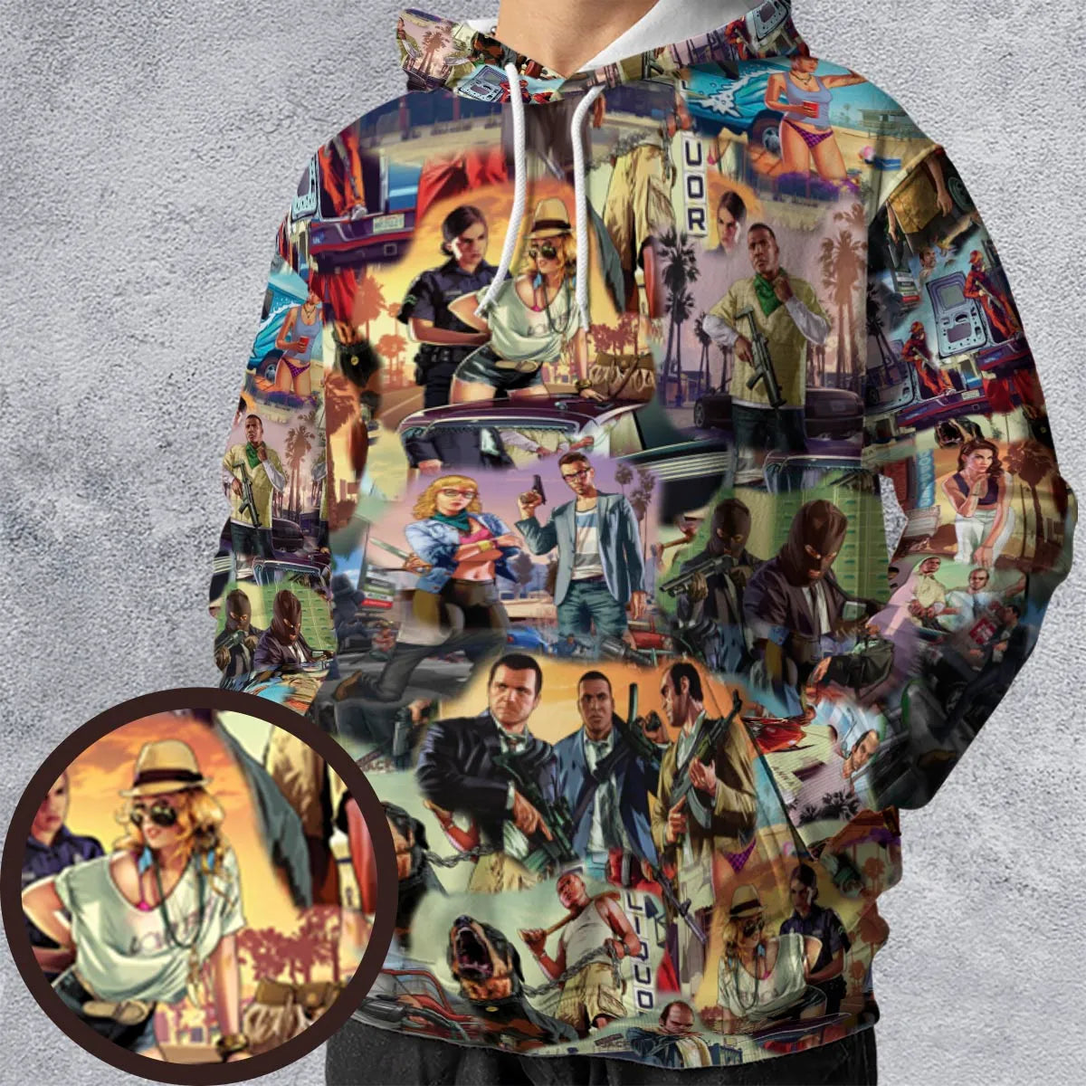 Full Print Hoodie - NCZN6ADW