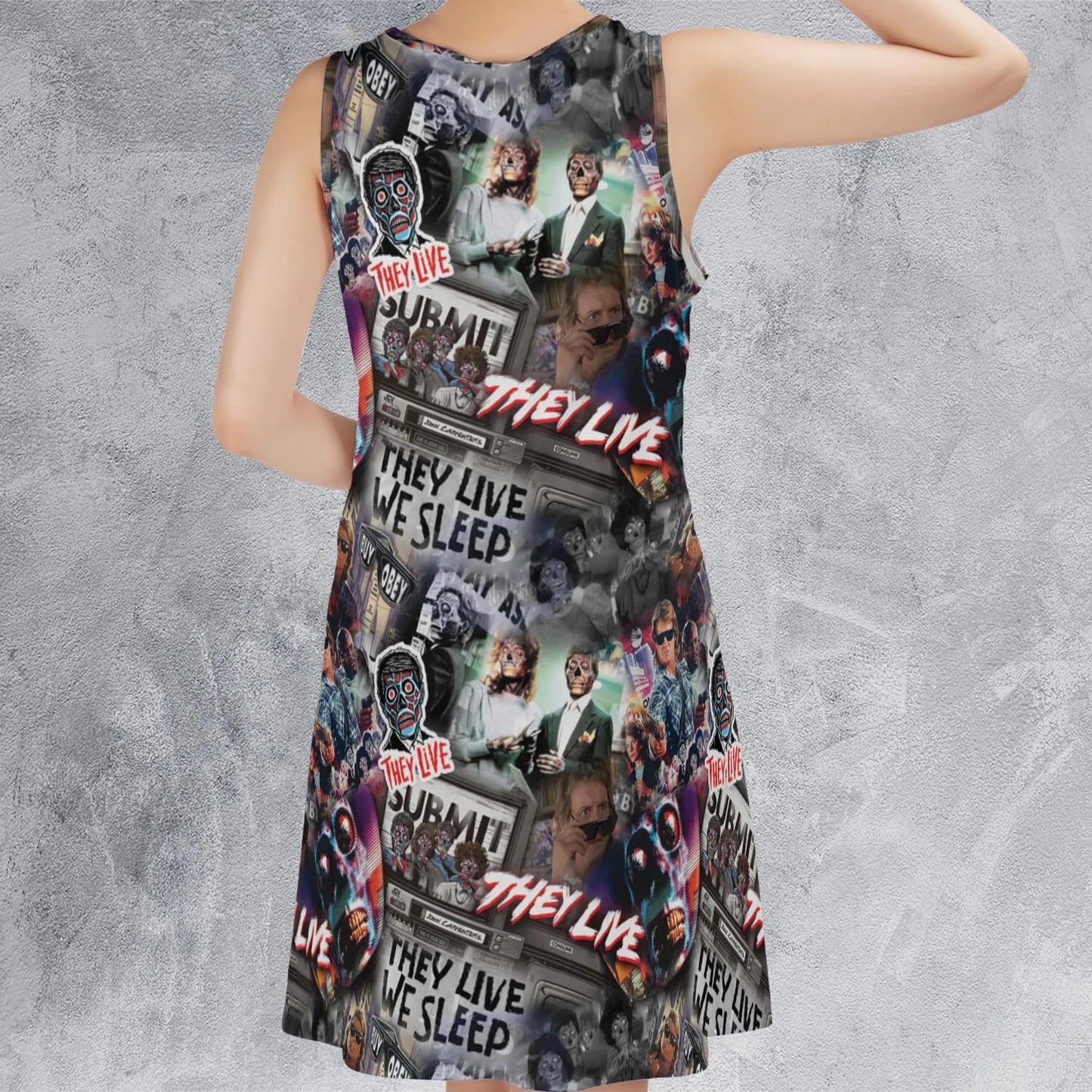 Casual Sleeveless Dress - 633X7L57