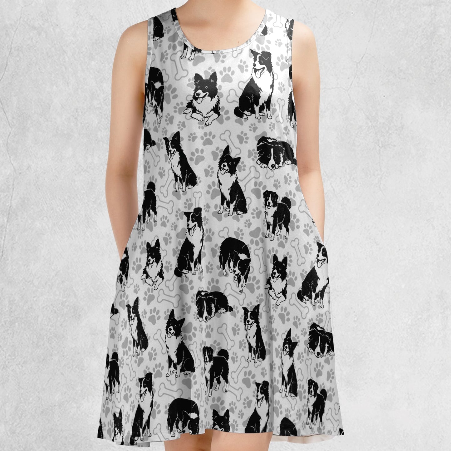 Casual Sleeveless Dress - 9XZ1RB21