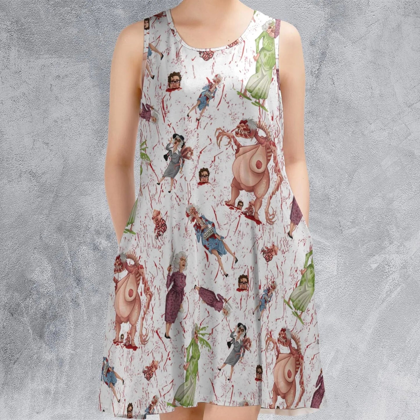 Casual Sleeveless Dress - 53U41QF3