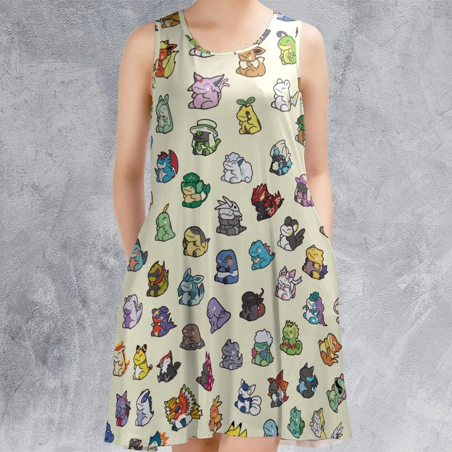 Casual Sleeveless Dress - XCE59Z4L