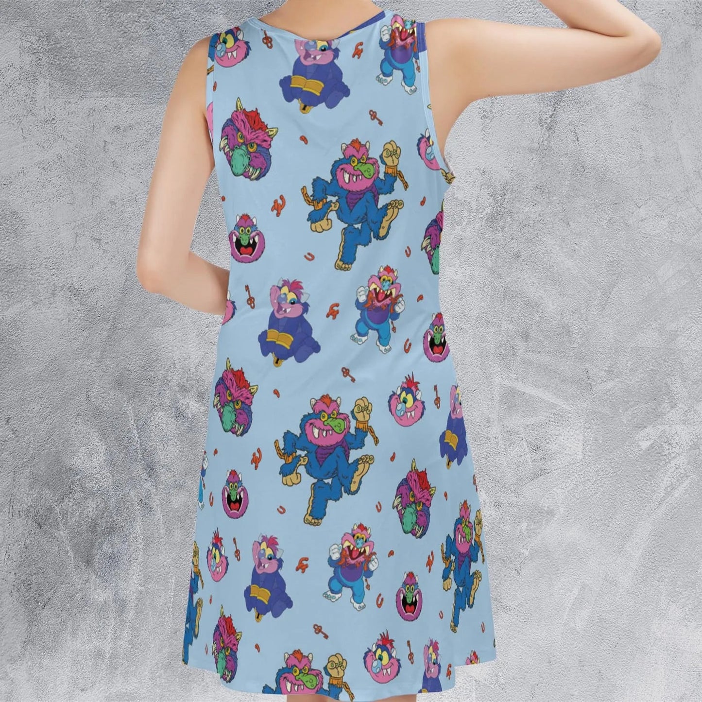 Casual Sleeveless Dress - LXWK3H4Z