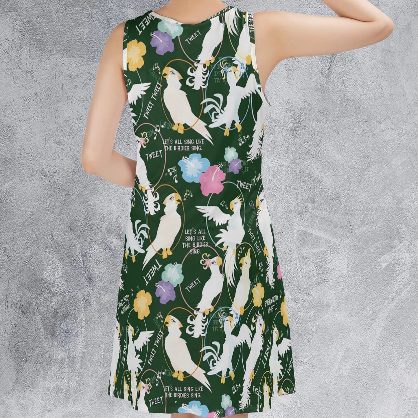 Casual Sleeveless Dress - 4Y5U356X
