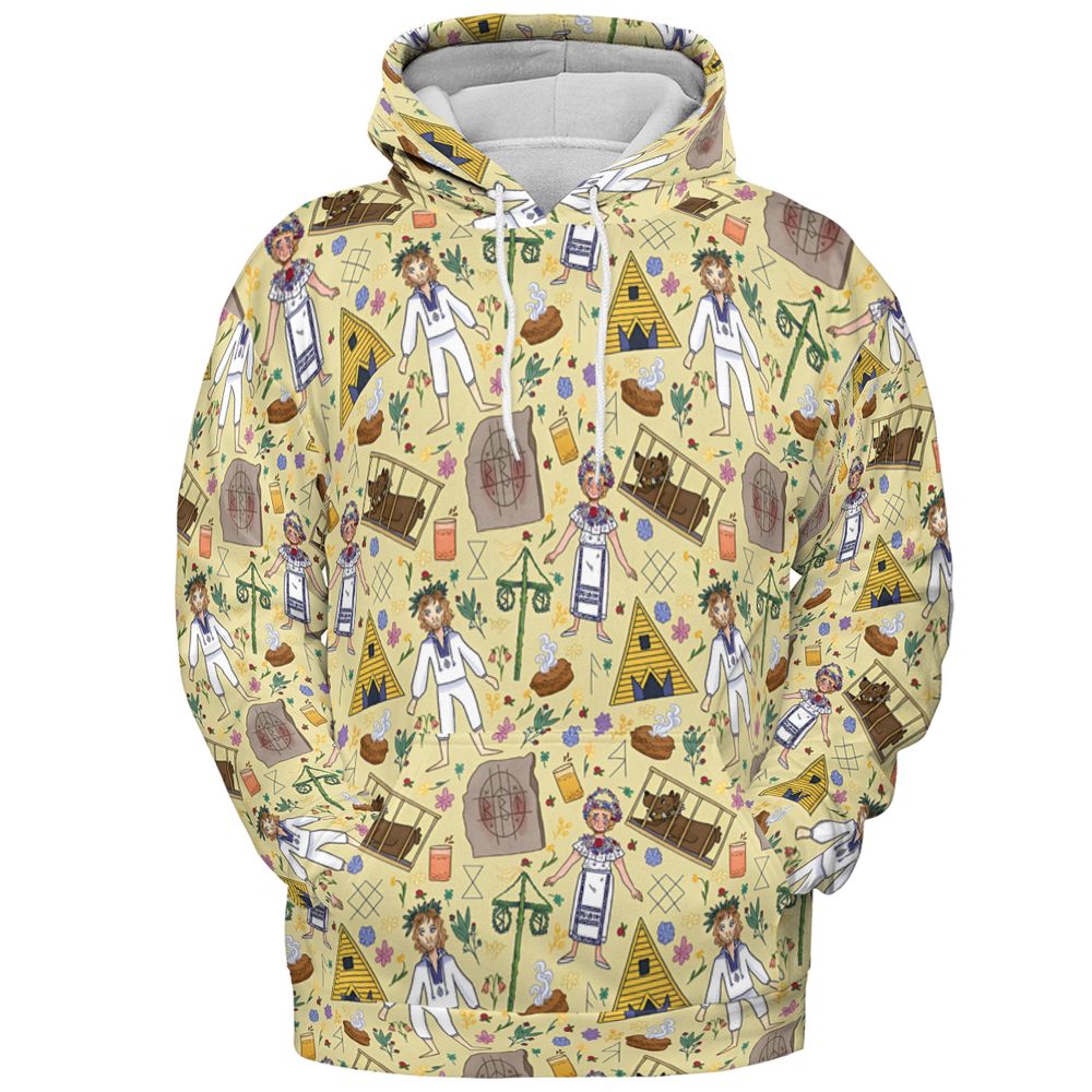 All-over Print Hoodie - 57D33ZKS -  - 2