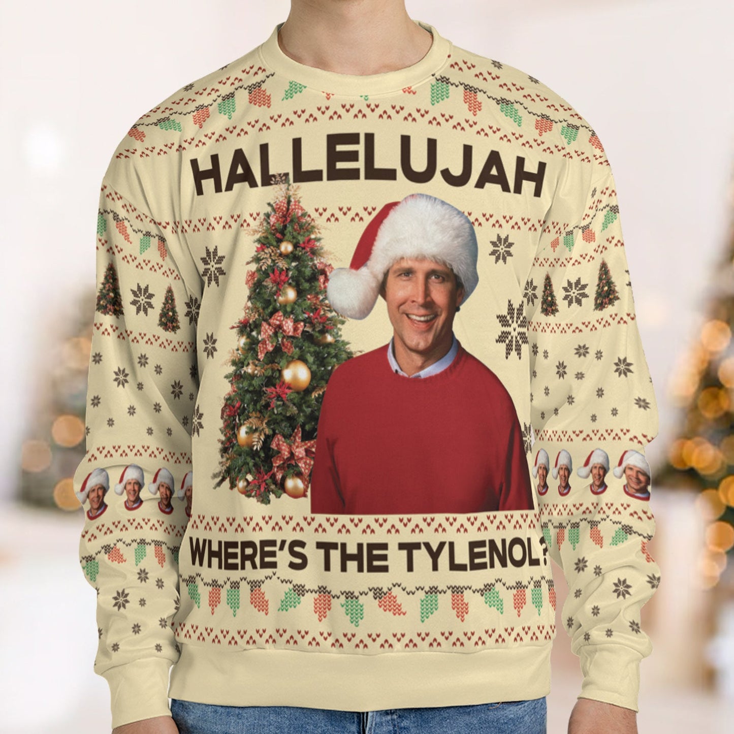 Ugly Christmas Sweatshirt - HBCCURT8