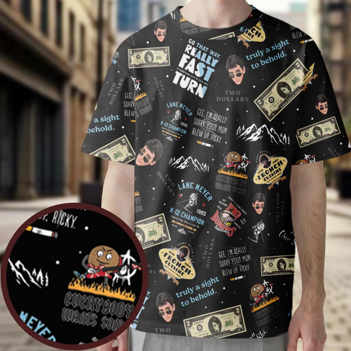 Full Print T-Shirt - TADJYANF