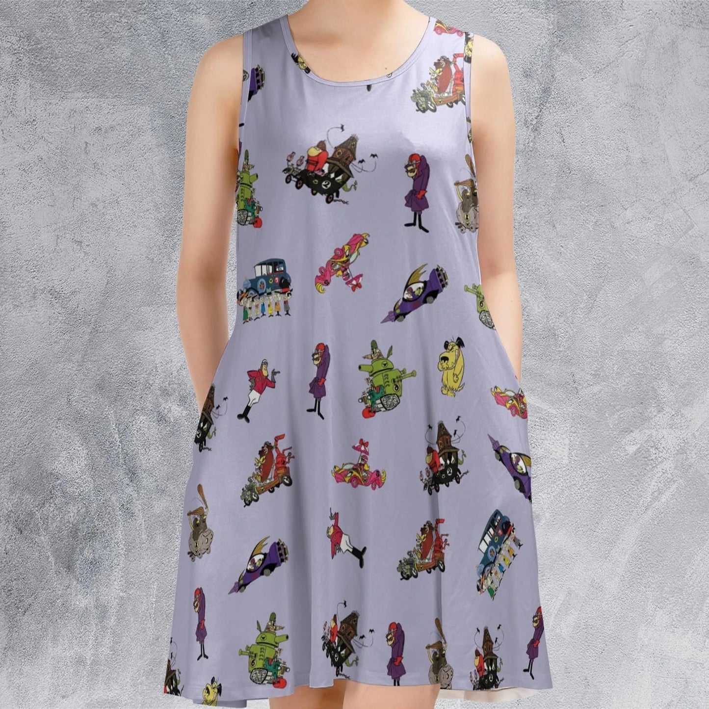 Casual Sleeveless Dress - KT4BNLEZ