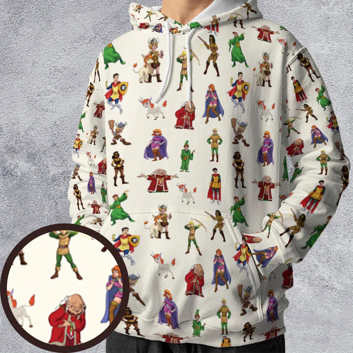 Full Print Hoodie - HJV9KCZ7