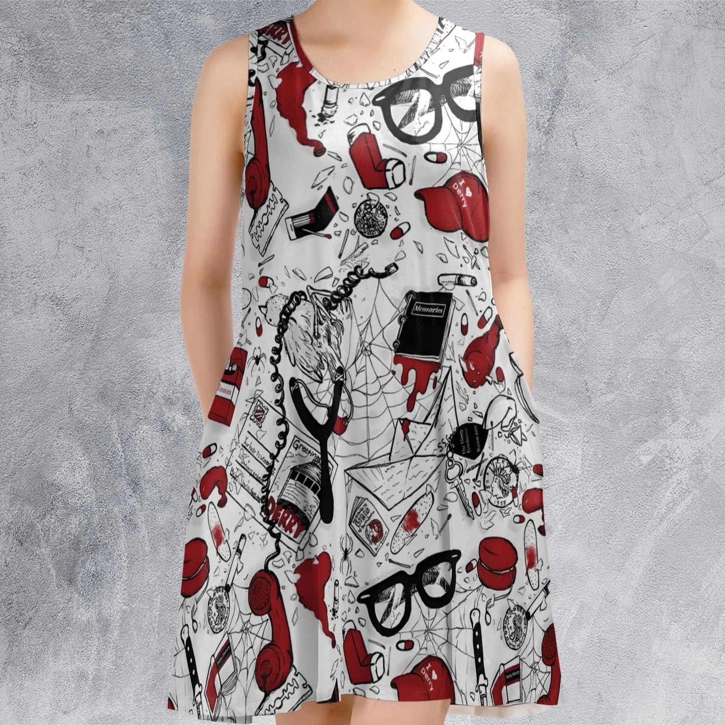 Casual Sleeveless Dress - XGLVUR2F