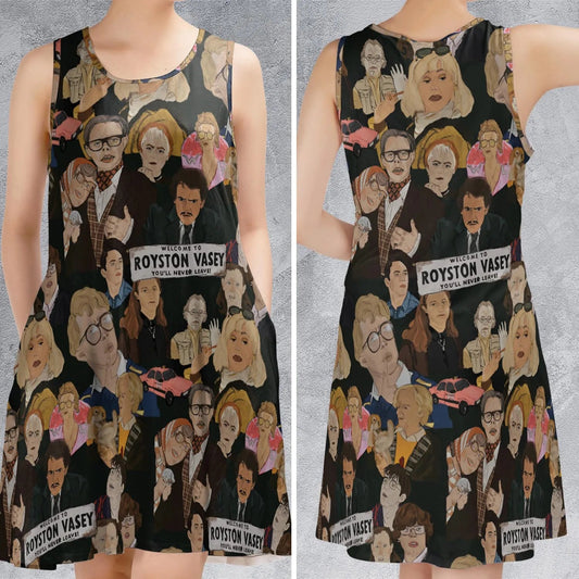 Casual Sleeveless Dress - B9X4USB2