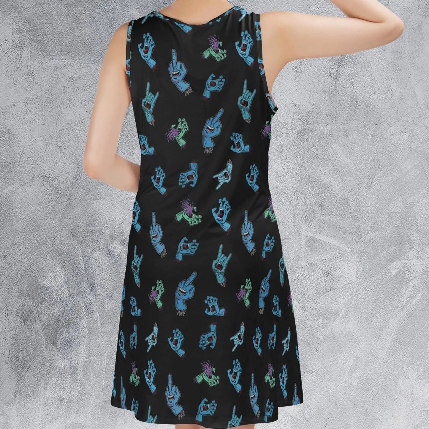 Casual Sleeveless Dress - 77VM7F5V