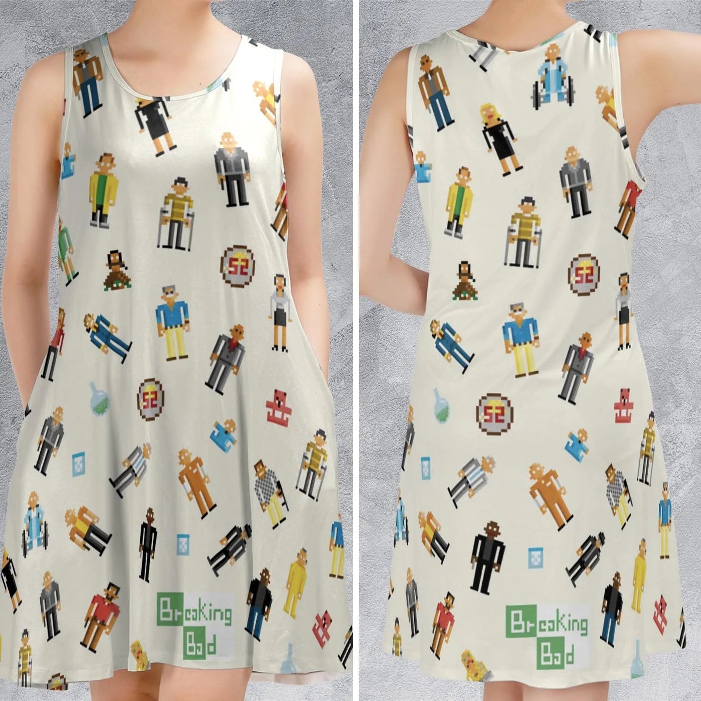 Casual Sleeveless Dress - S6VASEXM