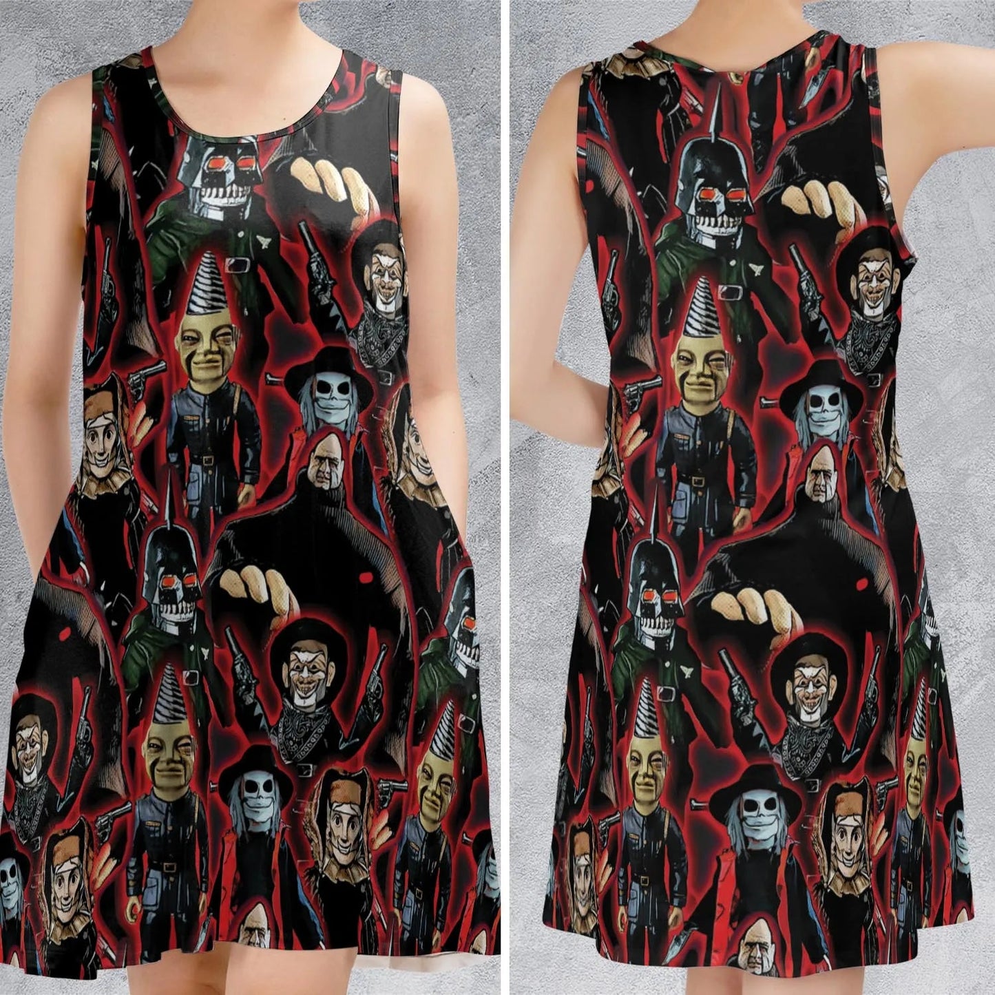Casual Sleeveless Dress - XHNTNJ5F