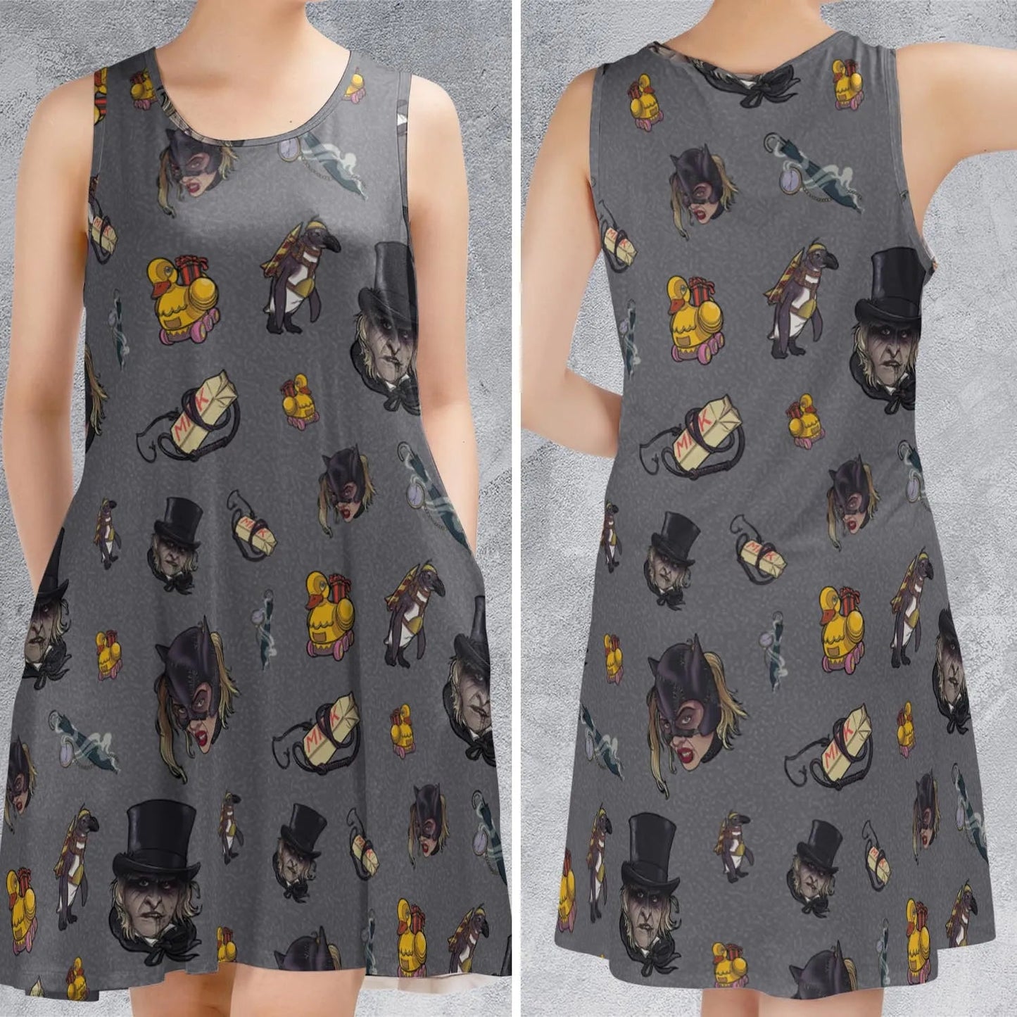 Casual Sleeveless Dress - G58K1DW3