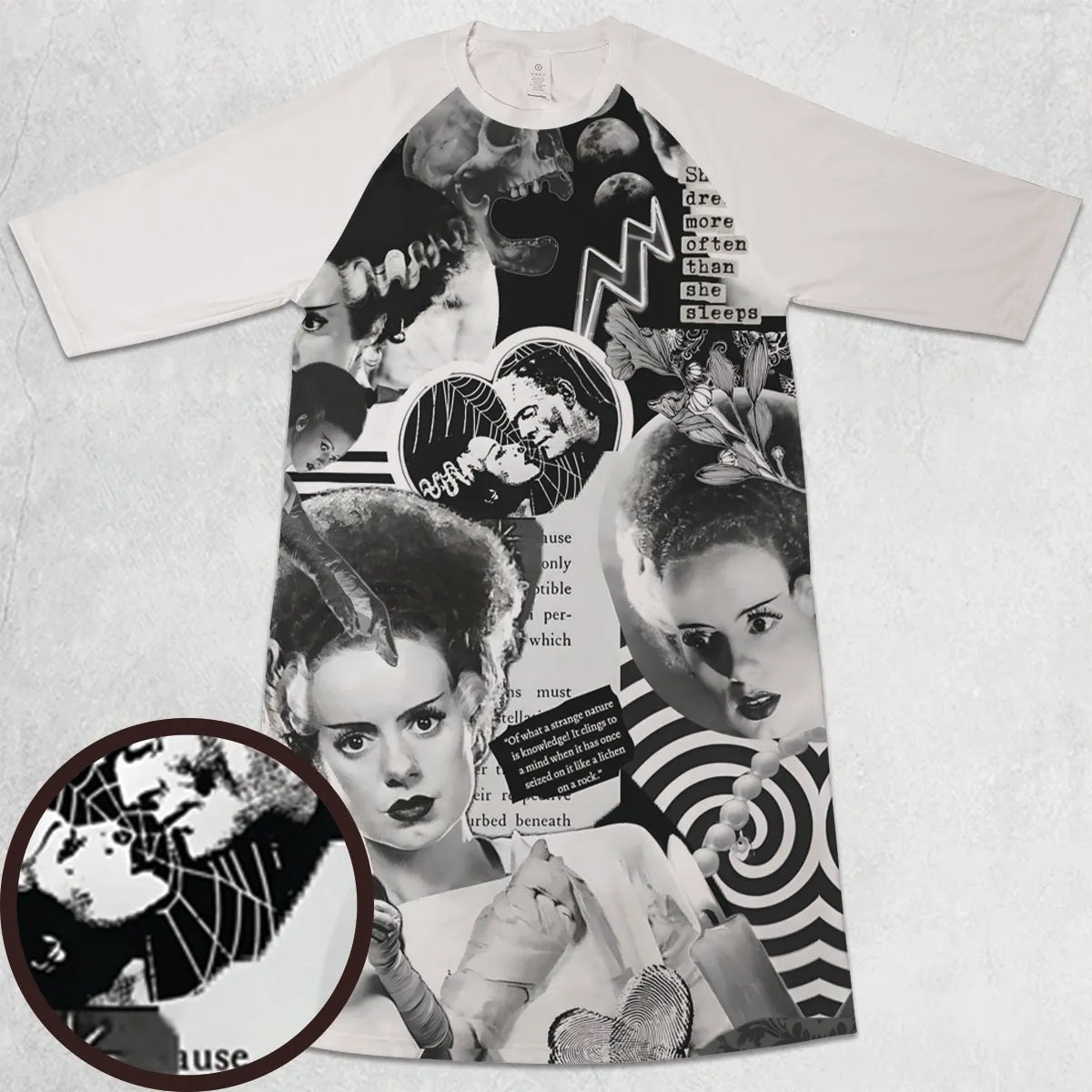 3/4 Sleeve Raglan Dress - 5H7SNKTX