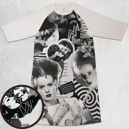 3/4 Sleeve Raglan Dress - 5H7SNKTX