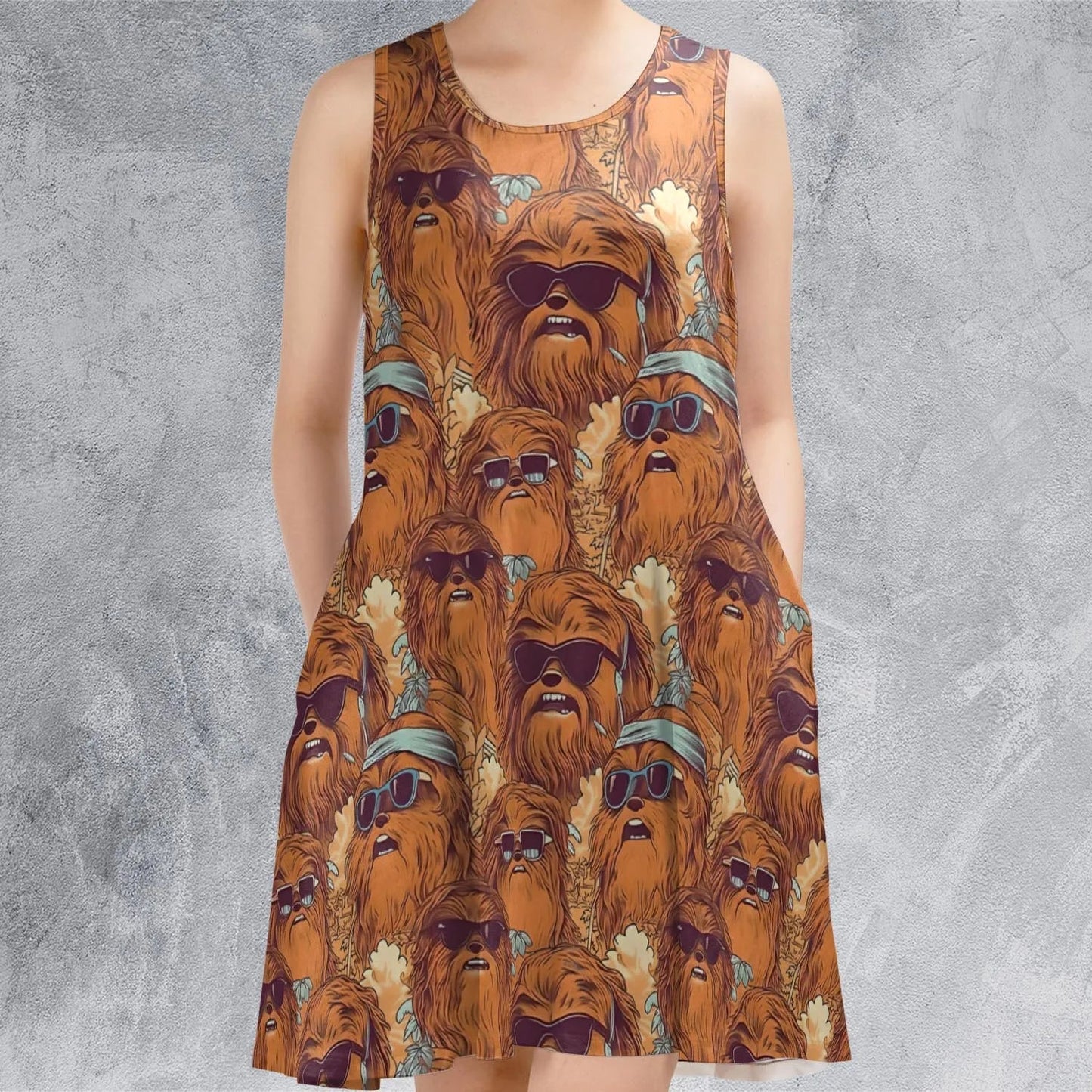 Casual Sleeveless Dress - B2S1VCVF