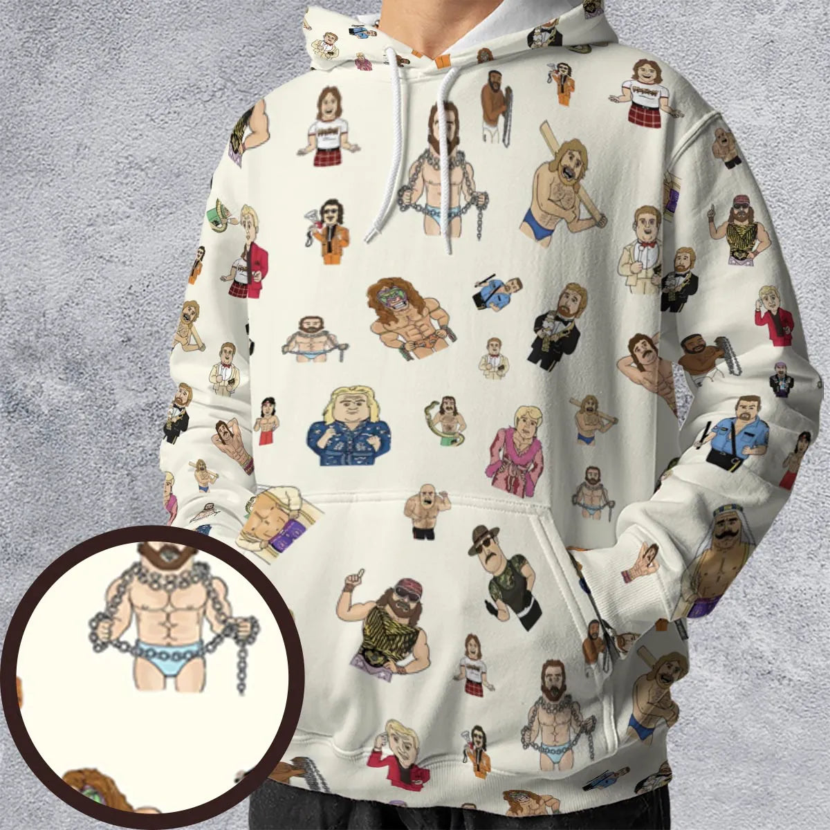 Full Print Hoodie - 3XY2LBLT