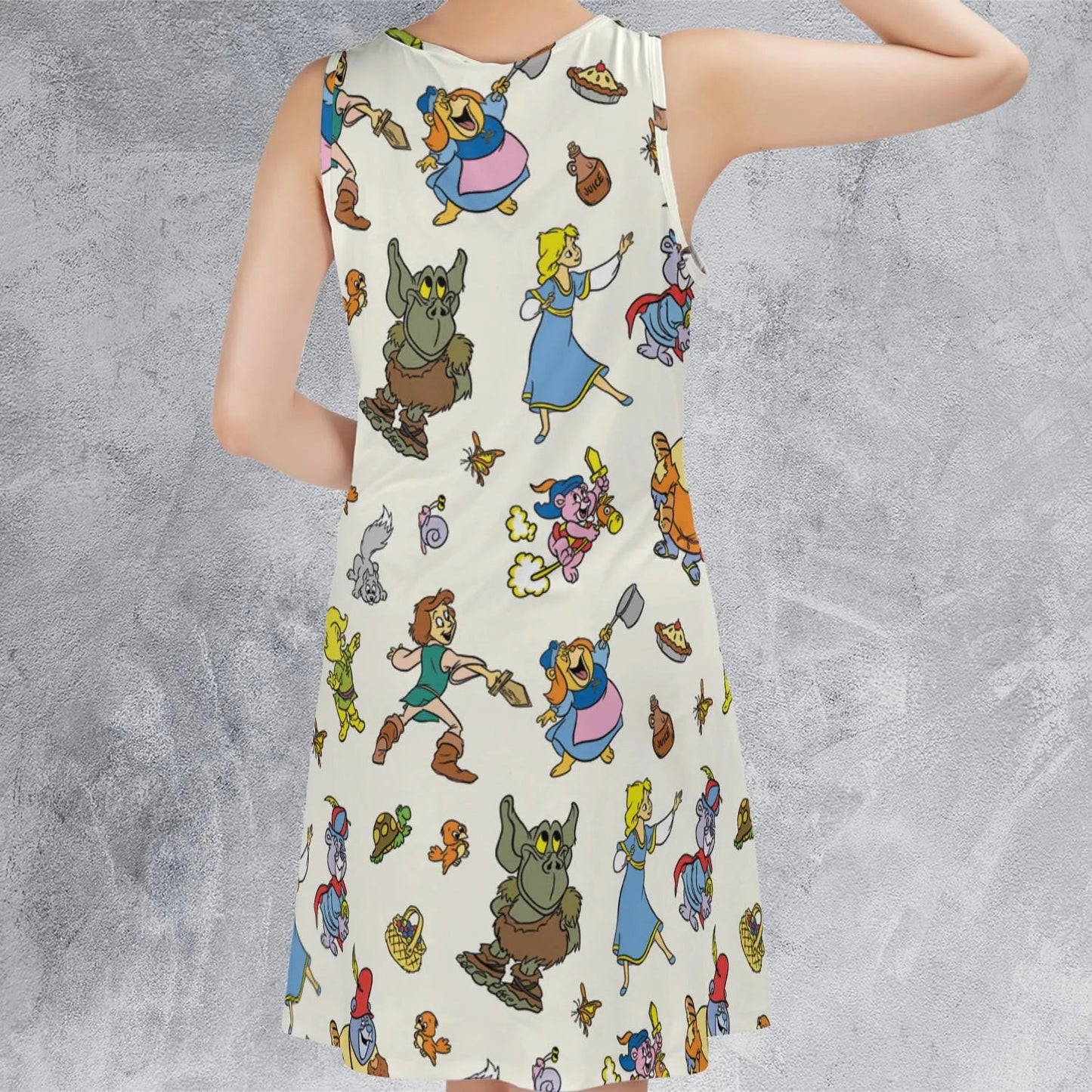 Casual Sleeveless Dress - YXFTEXQJ