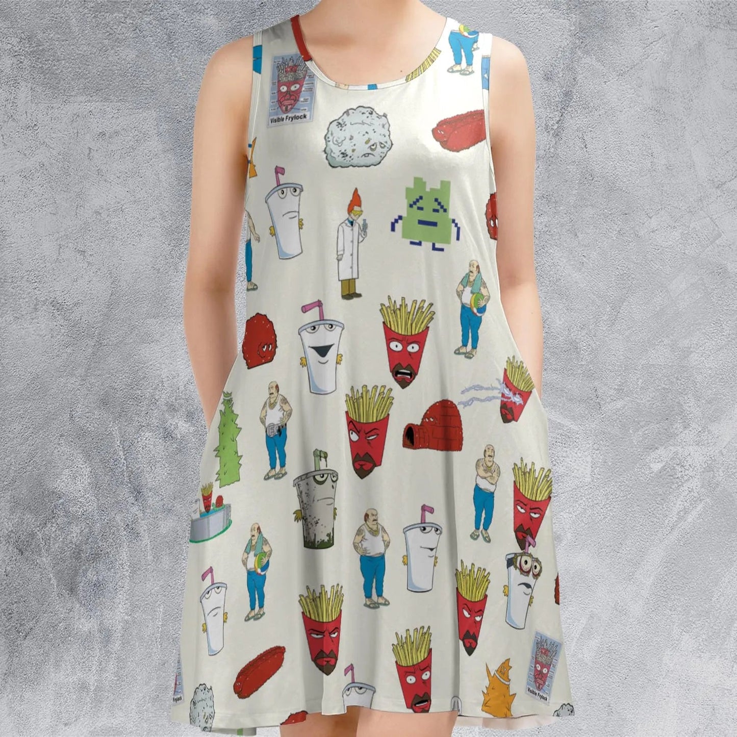 Casual Sleeveless Dress - 1HATM6YY