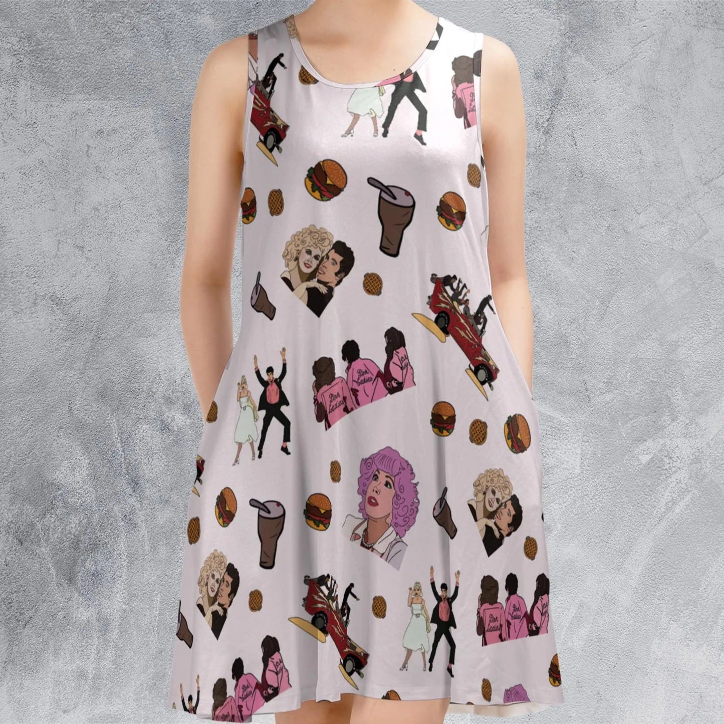Casual Sleeveless Dress - UQZ3WXTE
