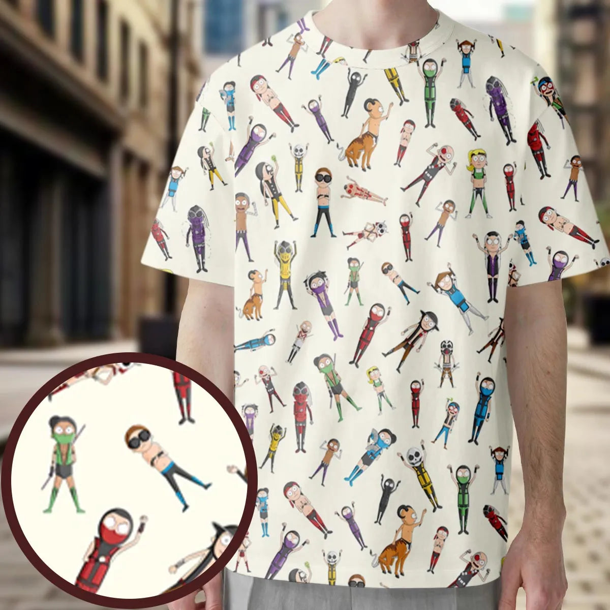 Full Print T-Shirt - 8746FU3M