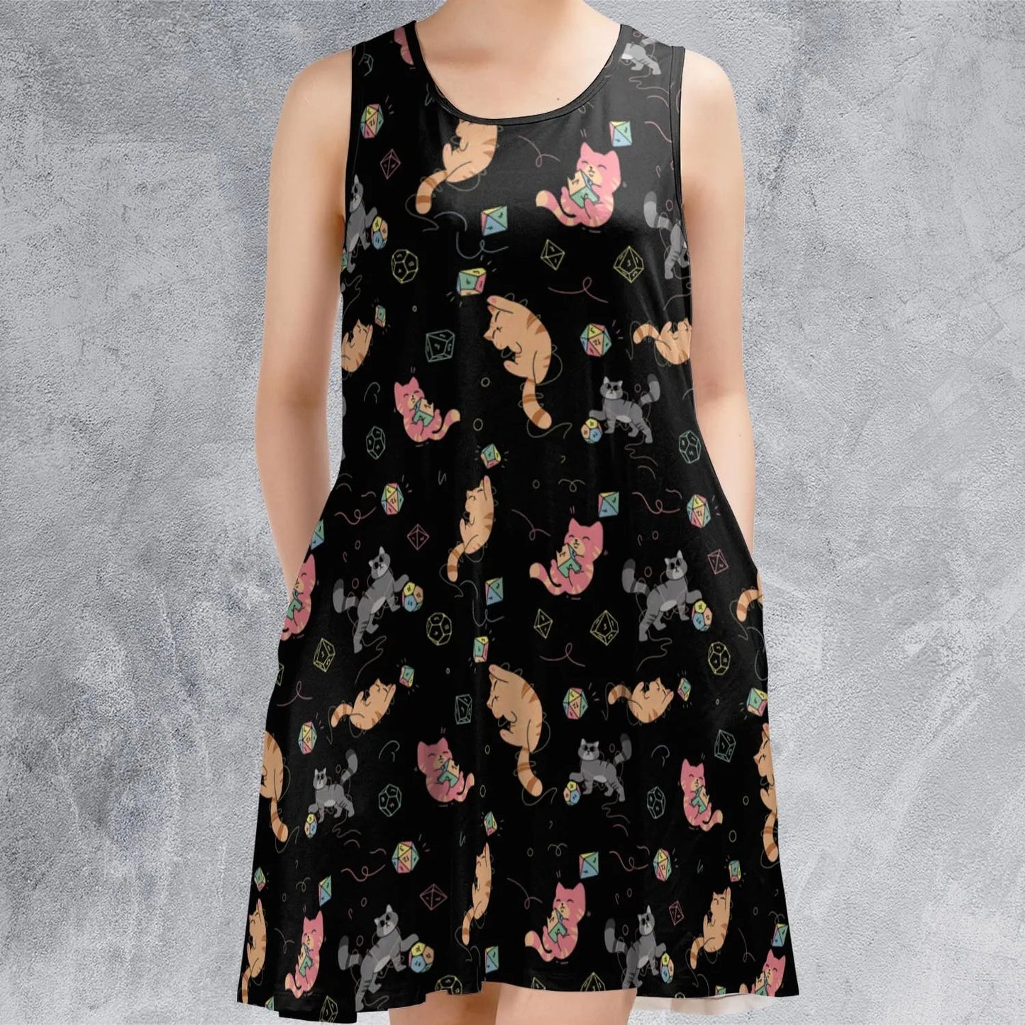 Casual Sleeveless Dress - LJLKXQ6B
