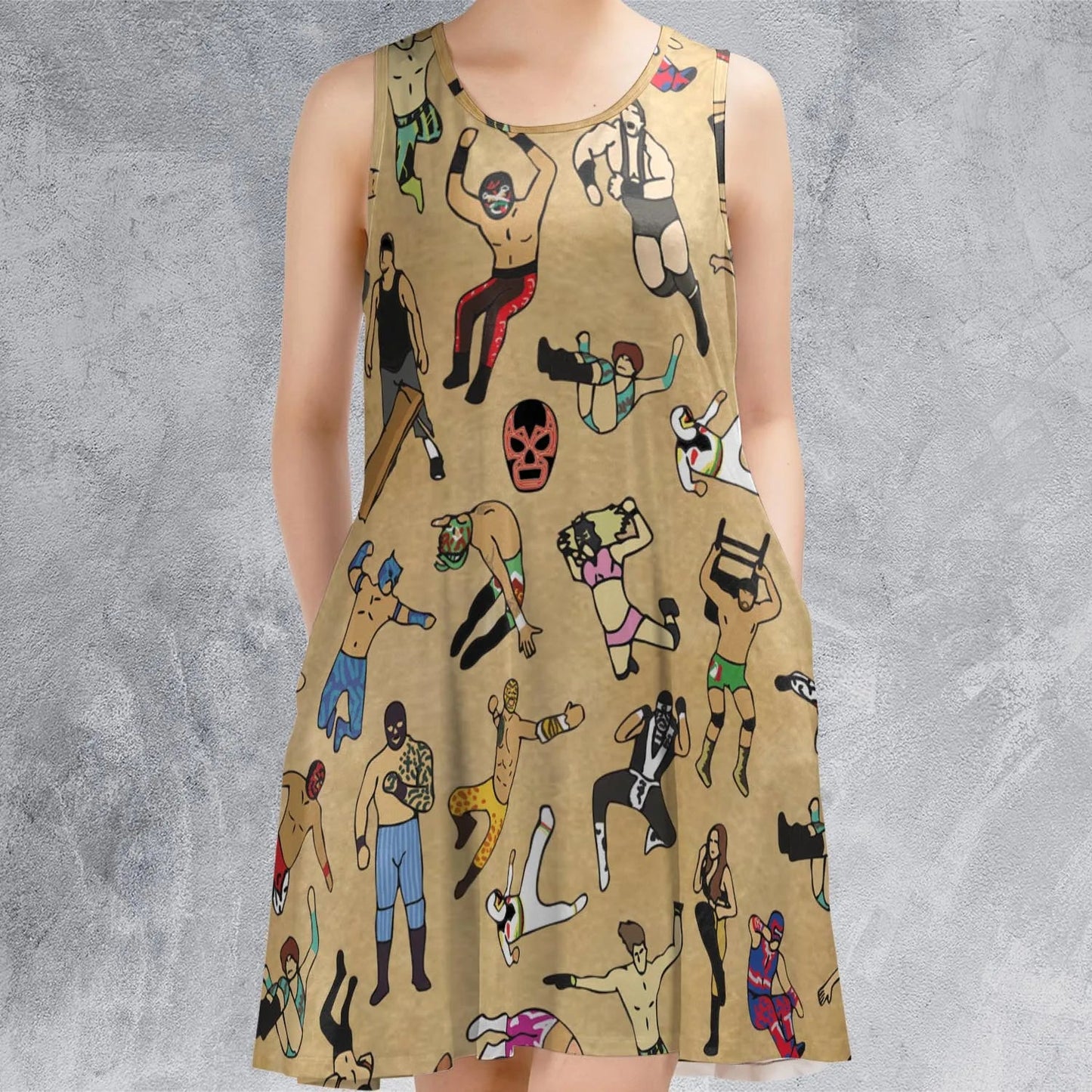 Casual Sleeveless Dress - ATCHZ3GS